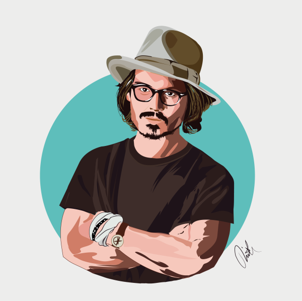 Портрет Джонни Деппа