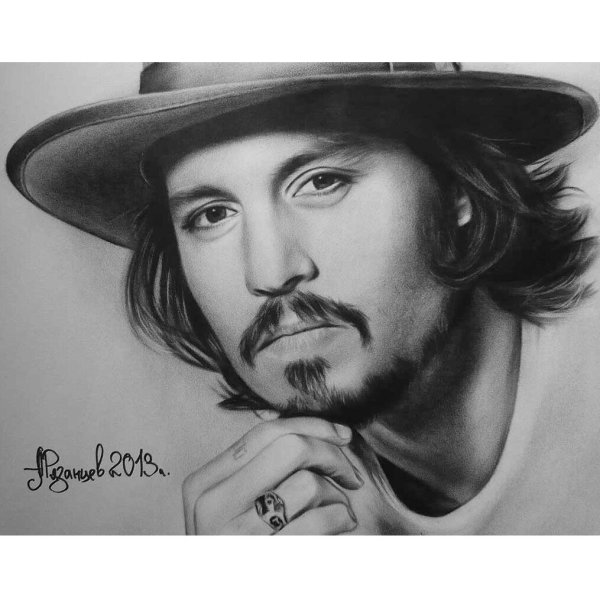 Портреты Джонни Депп Плакса