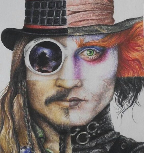 Джонни Депп портрет