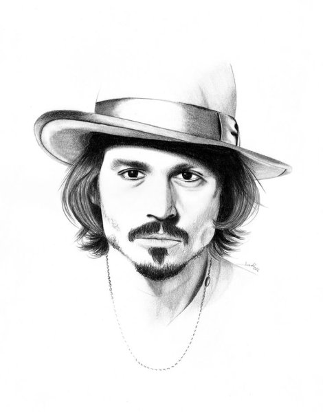 Джонни Депп для срисовки