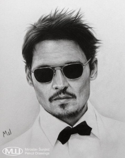 Джонни Депп портрет