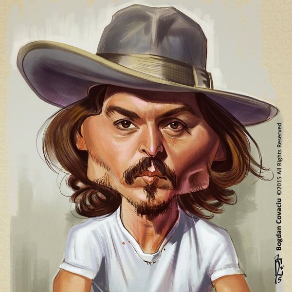 Джонни Депп для срисовки