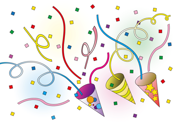 Серпантин праздничный