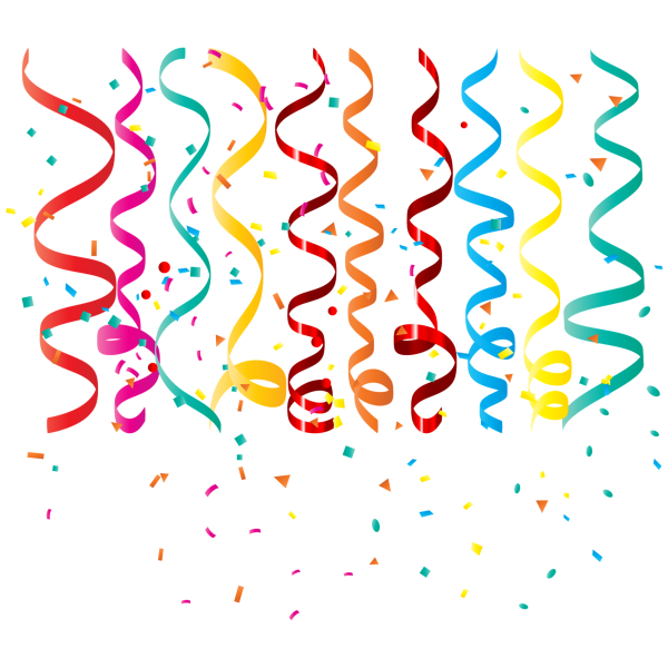 Новогодний серпантин.