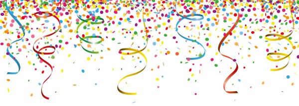 Конфетти силуэт