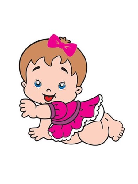 Младенец девочка вектор