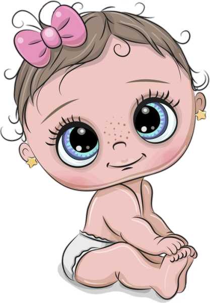 Мультяшные малыши девочки