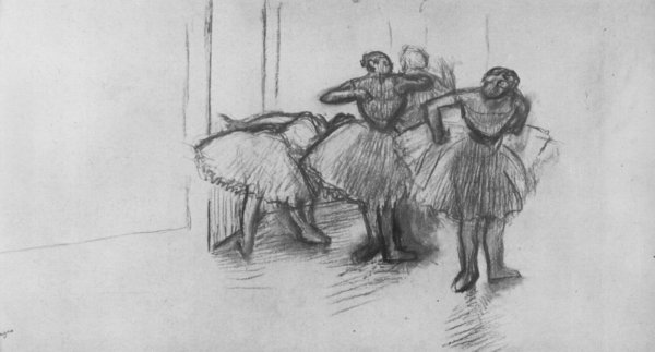 Эдгар Дега рисунки