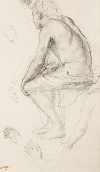 Эдгар Дега. «Танцовщица в газовой юбочке». 1881 Г.