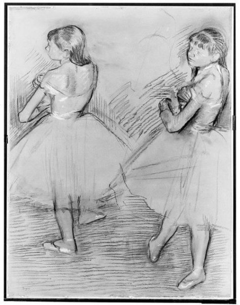 Дега танцовщица сидящая 1901