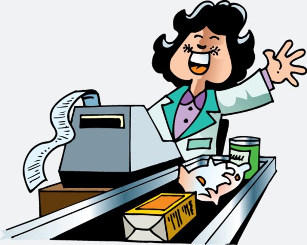 Нарисовать продавца