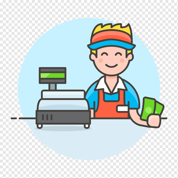 Кассир значок