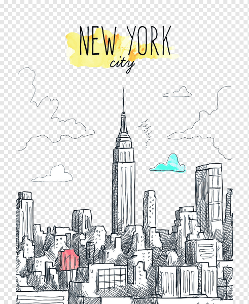 Нью Йорк иллюстрация