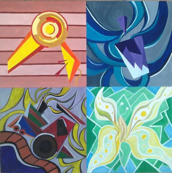 Ассоциативные композиции в цвете