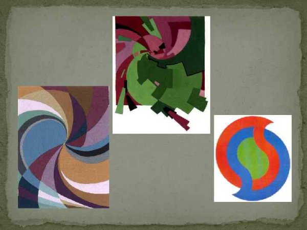 Композиция из контрастных цветов