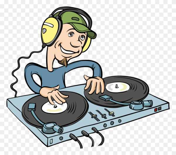 Диджей мультяшный