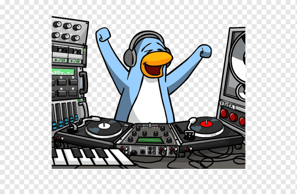 Диджей нарисованный