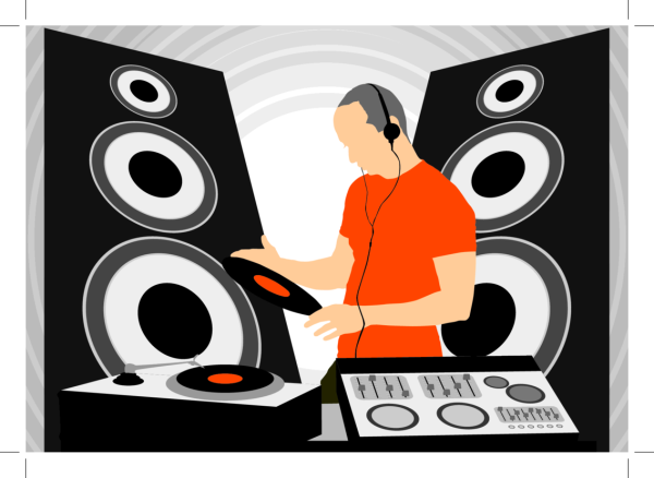 Диджей мультяшный