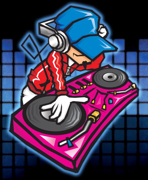 Диджей иллюстрация