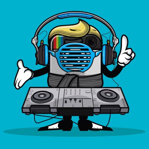 Диджей мультяшный