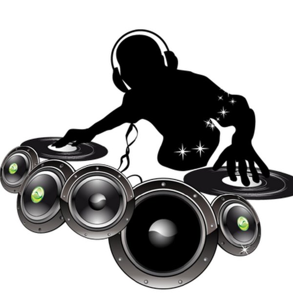 Диджей силуэт