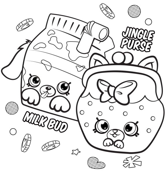 Герои мультика Шопкинс