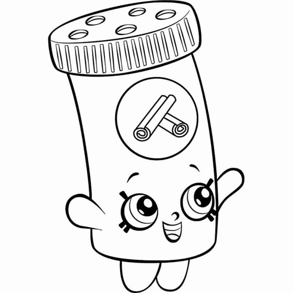 Раскраски для девочек Шопкинс