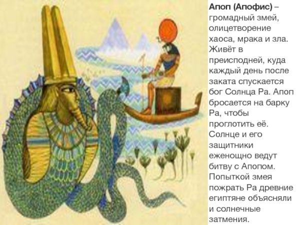 Апоп в древнем Египте