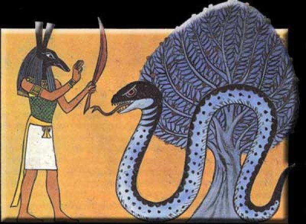 Бог Апоп фреска