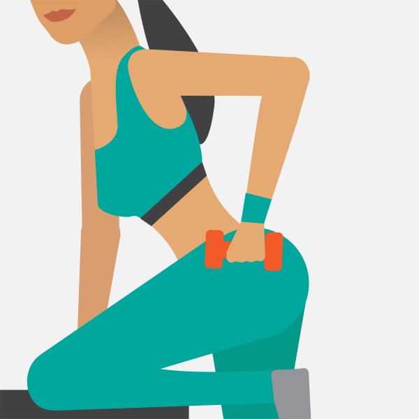 Фитнес иллюстрации