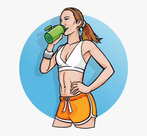 Фитнес иллюстрации