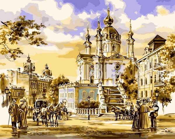 Художник Брандт Сергей Брандт Андреевская Церковь