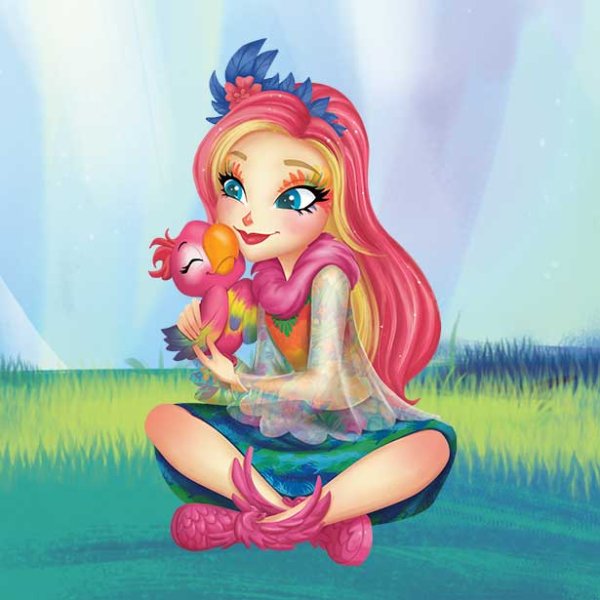 Энчантималс попугай