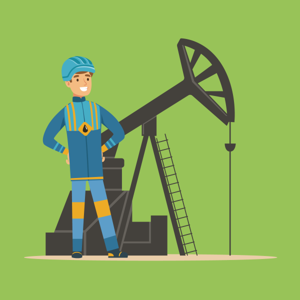 Рисунок на тему Нефтяник