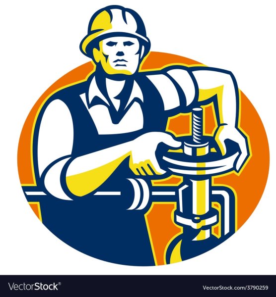 Нефтяник силуэт