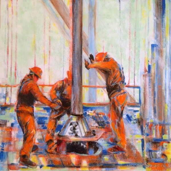 Нефтяная вышка эскиз