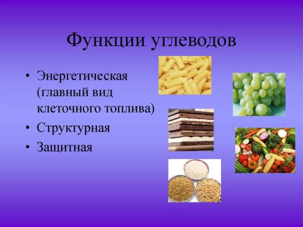 Структурная роль углеводов