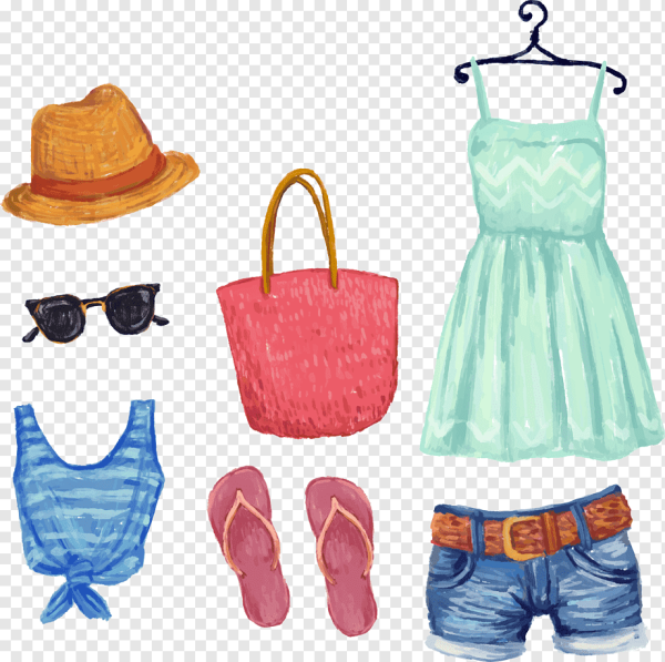 Детская одежда нарисованная