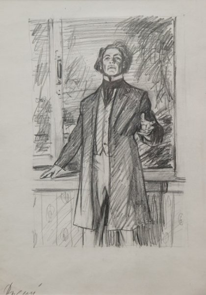 Давид Боровский. Иллюстрации к произведениям и.с.Тургенева