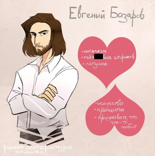 Евгений Васильевич Базаров персонажи русской классики