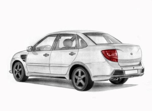 Лада Приора ручкой спереди