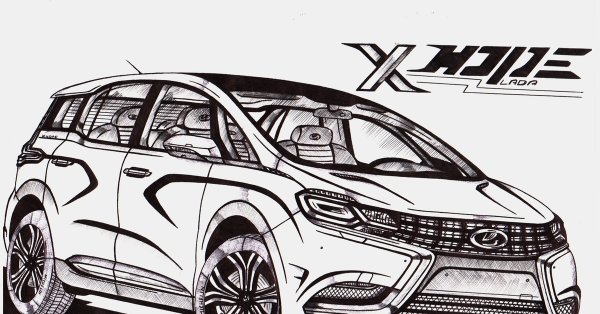 Лада Веста св кроссрасскраска