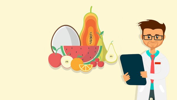 Диетолог иллюстрация