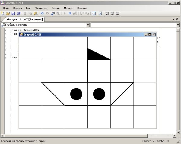 Рисование в Pascal ABC