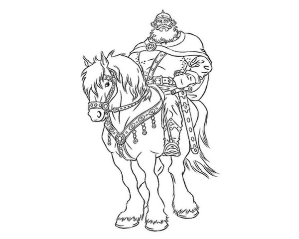 Былинные герои Добрыня Никитич изо