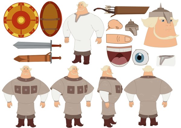 Илья Попович три богатыря на белом фоне