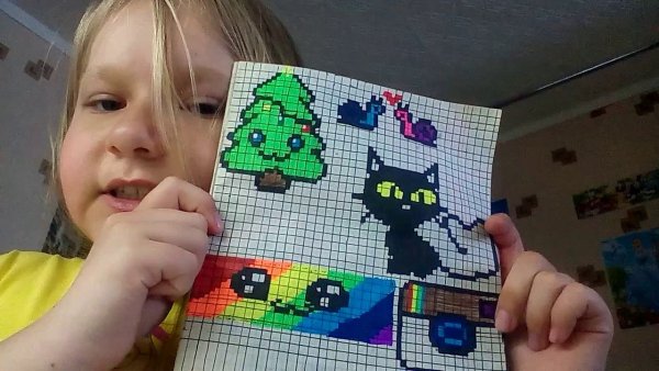 Пазлы по клеткам