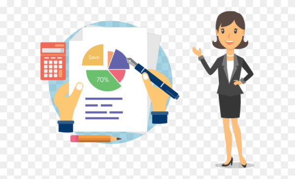 Бухгалтер иллюстрация