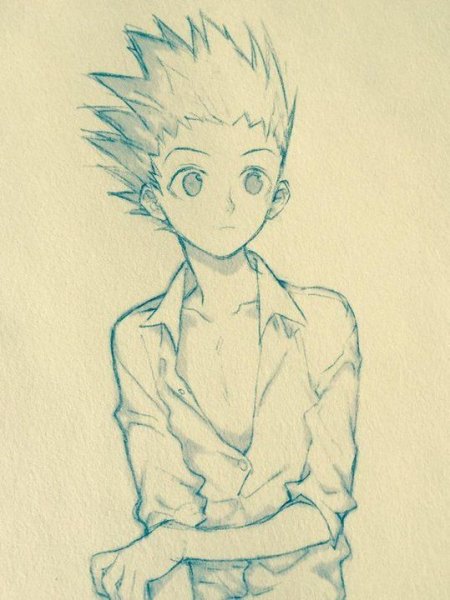 Карандашом Хантер Хантер Гон