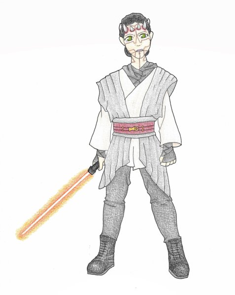 Раскраска Звездные войны Оби Ван Кеноби